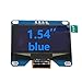 Produktbild LIZHOUMIL 3,9 cm (1,5 Zoll) 4-poliges OLED-Modul FPC-Display, 128 x 64, I2C-Schnittstelle, Ultra-Weitwinkel-Anzeige-Bildschirm-Platine (blau)