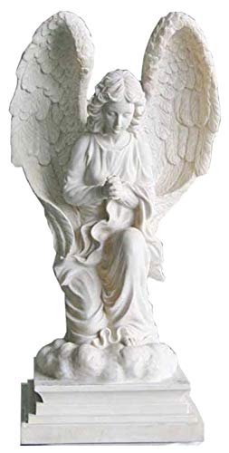 WQQLQX Statue Angel Statue, Gartengebet, Schöner Engel Skulptur Outdoor...