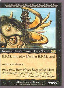 Magic The Gathering - B.F.M. 2 (Big Furry Monster) - Unglued