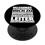 Leiter Rechtsabteilung lustig PopSockets mit austauschbarem PopGrip