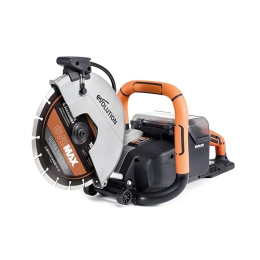 Cordless 260mm Disc Cutter with Water Suppression