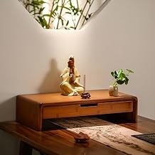 Altar Table with Storage Altar Cabinet Meditation Altar Table, Retro Chinese Style Shrine for Homes Temples Ancestral Halls40cm/15.7in