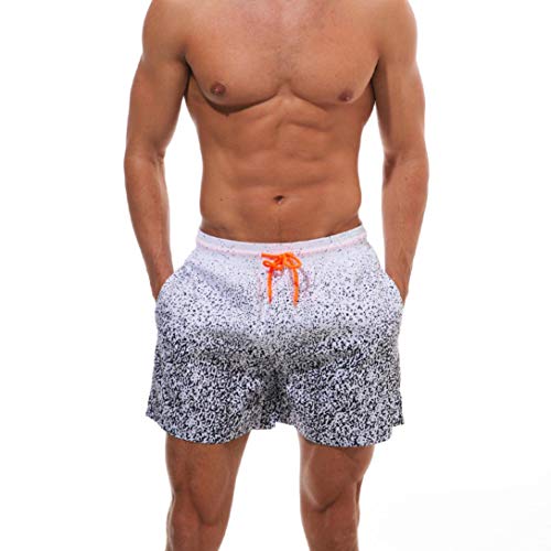 Yvelands Trajes de baño Bañadores de Moda para Hombre Boxer Surf Short...