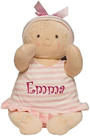 PERSONALIZED with Embroidered Name 15" Rosy Cheeks Baby Girl Ruffles Doll