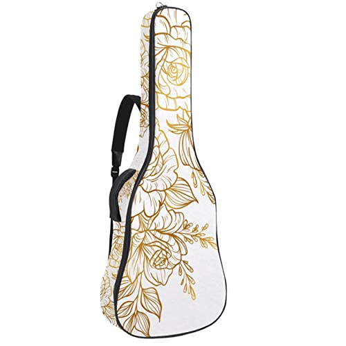 Housse de transport étanche pour guitare avec bandoulière réglable et tranches de citron sur rayures marines… - Les Beatles, Paul McCartney, John Lennon, RIngo Starr, George Harrison Housse de transport étanche pour guitare avec bandoulière réglable et tranches de citron sur rayures marines…