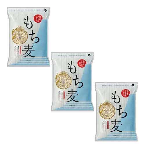 永倉精麦 国内産もち麦丸麦 600g ×3袋 もちもち 国産 栄養満点 食物繊維のサムネイル