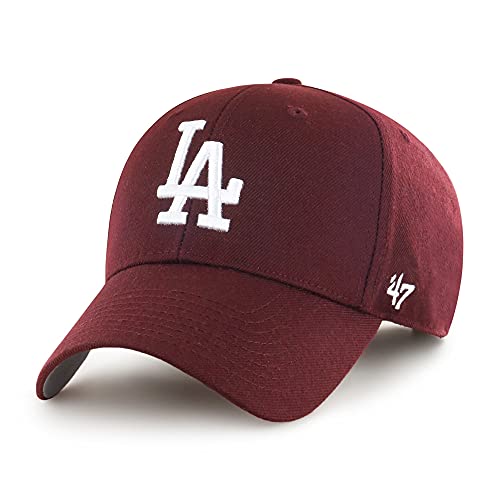 47 Los Angeles Dodgers Dark Maroon MLB Most Value P. Cap miniatura 1