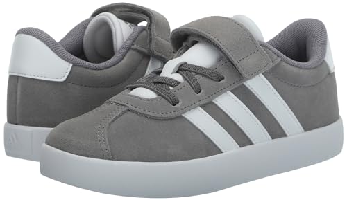 Image of adidas Kids' VL Court 3.0 Elastic Lace & Strap Shoe