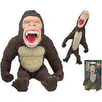 SKYTE Stretchy Gorilla Toy | Stretchable To Over a Meter In Length | Fun Stress Reliever for Squeezing and Stretching Calming Sensory Experience for Kids and Adults | 3 Years+ (Gorilla ED)
