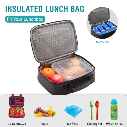 School Backpacks Set For Boys,Kids Backpack Set With Lunch Box Pencil Case Game Bookbag Middle College Student Schoolbag For Kid Boy Teen4