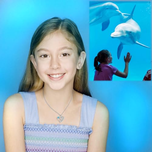 Dolphin Gifts for Girls & Women: Cute Dolphin Necklace - Jewelry Gifts for Christmas, Graduation, Birthday & More2