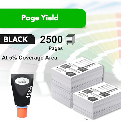 Image of 158A (W1580A) High Yield Toner Reload Kit (Cartridge Free) Compatible for HP LaserJet Tank MFP 1005, 1005w, 1020w, 2606sdw, 2606dn (158A Pack of 2)