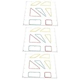 Accessoires d'enseignement géométrique : un pour apprendre les formes géométriques en utilisant ces élastiques, plaques à ongles mathématiques