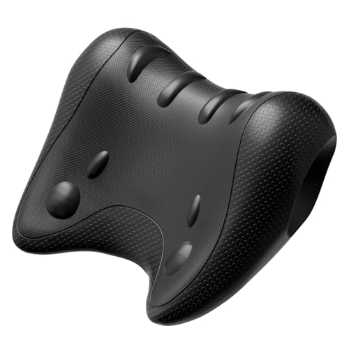 首 ストレッチ 首枕 ネックピロー (Black-A)