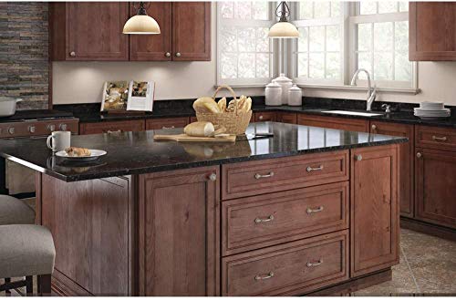 Franklin Brass Double Beaded Drawer Pulls Cabinet Hardware, Cabinet Handles, 3 In., Satin Nickel, 1 Piece #TOP2