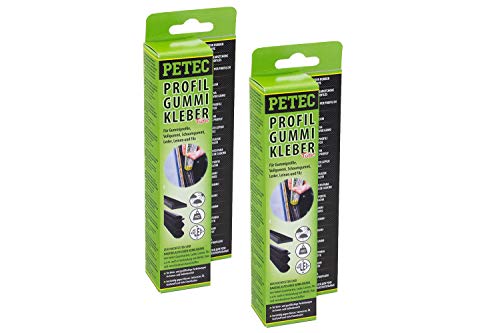 2x 70 ml Petec Profilgummikleber Tube 93870 Kontakt Kleber Klebstoff Montage