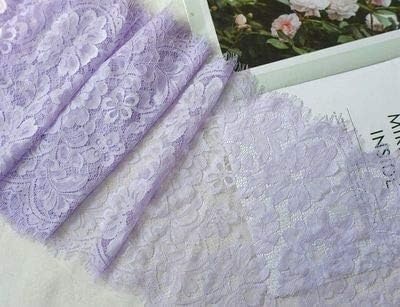 Tela de encaje de pestañas para renovar ropa interior y terminar dobladillos de faldas