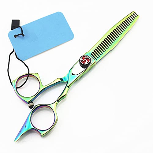 Forbici per Capelli Professionali da 5,5 Pollici 440C, Forbici per sfoltire, Forbici per Parrucchieri ...