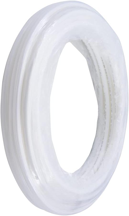 Suреr Brаndѕ SharkBite U860W100 PEX Pipe 1/2 Inch, White, Flexible Water Pipe Tubing, Potable Water, Push-to-Connect Plumbing Fittings, 100 Feet Coil of Piping