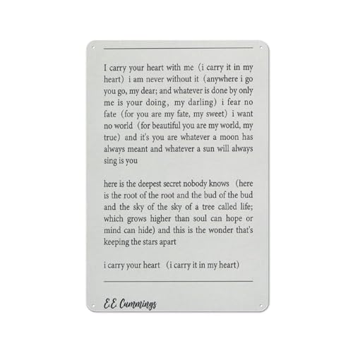 �f�p�ȃ��^���u���L�Ŕ� ���`�x�[�V�����A�b�v I Carry Your Heart with Me ���p �E�H�[���A�[�g�v�����g �|�X�^�[ �G�� �~�j�}���X�g �X�^�C�� �A�[�g���[�N �z�[���p�[���[���� 8x12�C���`