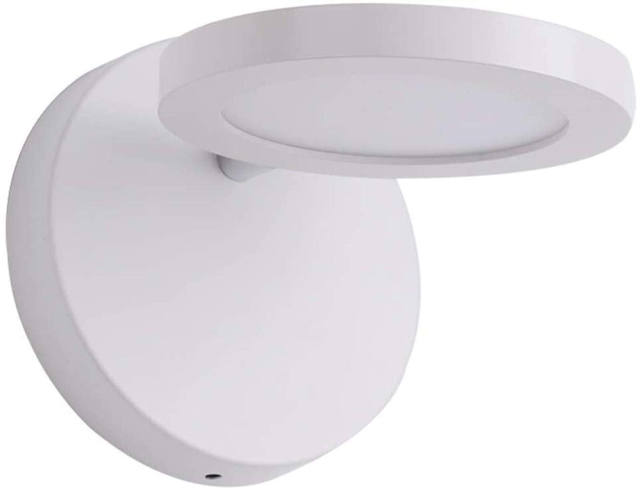 Applique murale LED blanche orientable 360° lumière chaude salon