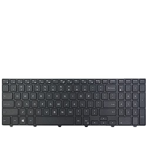 Clavier Dell Latitude 3580 US noir pour réparer les touches bloquées de votre portable
