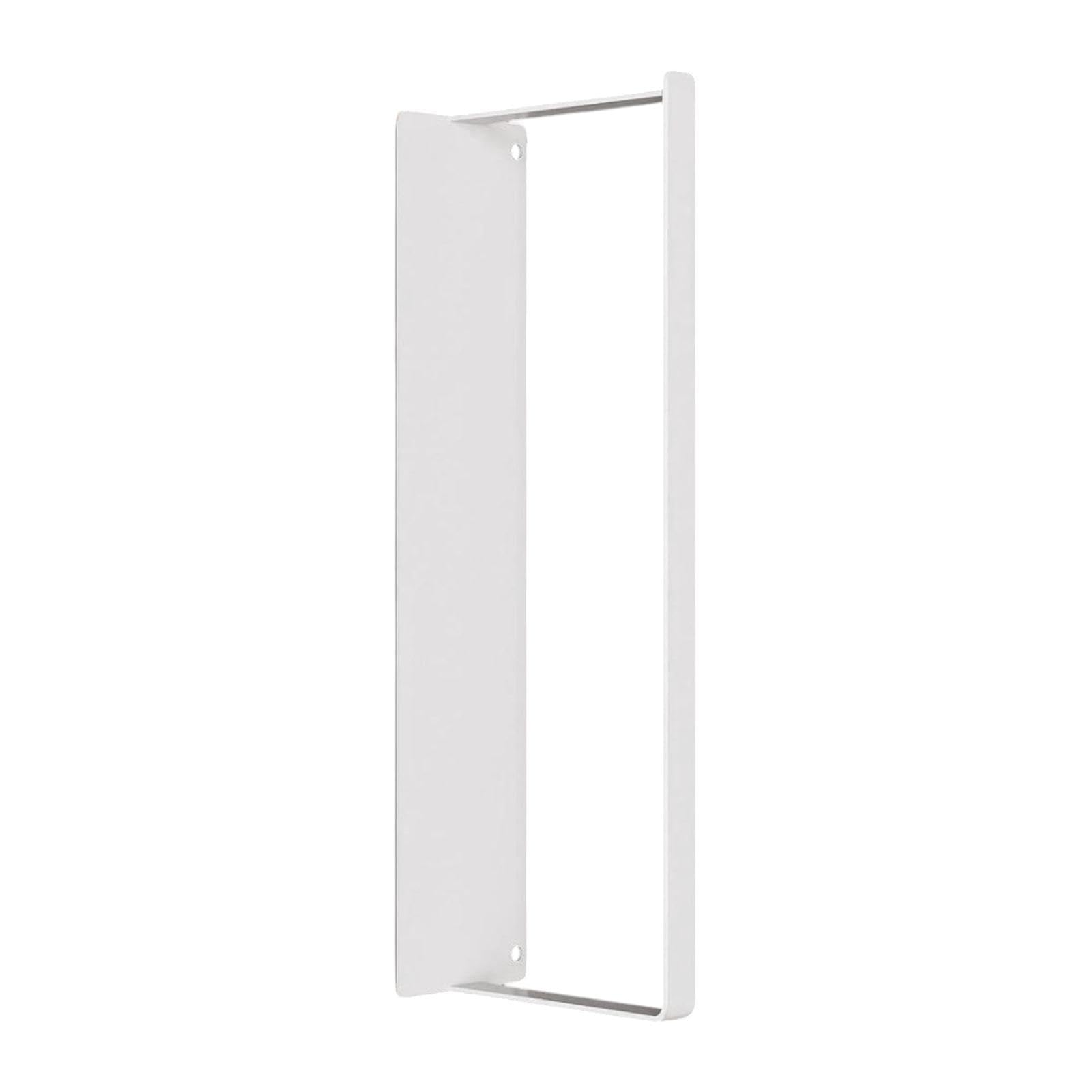 Laundry Side Rack Bathroom Clothes Hanging Rack Sturdy Punch Easy Installation Storage Rack Hanger Shelf for Bedroom White