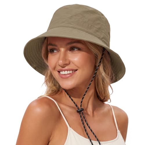 Durio Waterproof Bucket Hats for Woman UPF 50+ Sun...