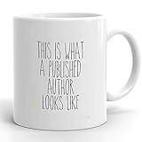 Autor Geschenkbecher, Autor Kaffeetasse, So sieht ein veröffentlichter Autor aus, Schriftsteller Tasse, Autor Gag Geschenk, Geschenk für Autor, Schriftsteller Geschenk