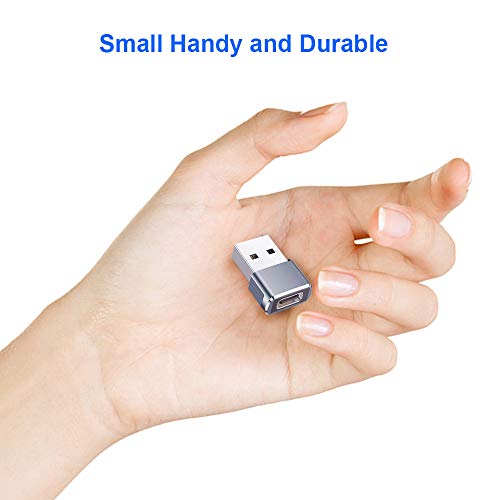 Qces Usb C Female To Usb Male Adapter 2Pack, Type C To Usb A Charger Converter Compatible With Iphone 14/13/12/11 Pro Max Xr, Apple Watch Series 7 8 Se Airpods, Ipad Pro/Air, Samsung Galaxy S23 S22 #TOP4