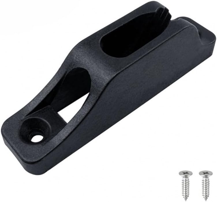 Self Locking Nylon Cleat Slide for Kayak Accessories and Marine Yacht Sail Shape Control Using 6mm Soft Rope