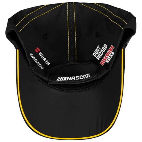 Gorra ajustable negra sublimada NASCAR 2025 miniatura 7
