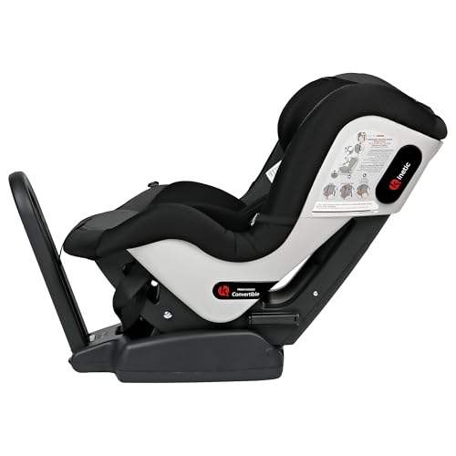 Image of PEG Primo Viaggio Convertible Kinetic - Reversible Car Seat - Crystal Black | Rear Facing for Children 5 to 45 lbs and Forward Facing for Children 26.5 to 65 lbs - Made in Italy