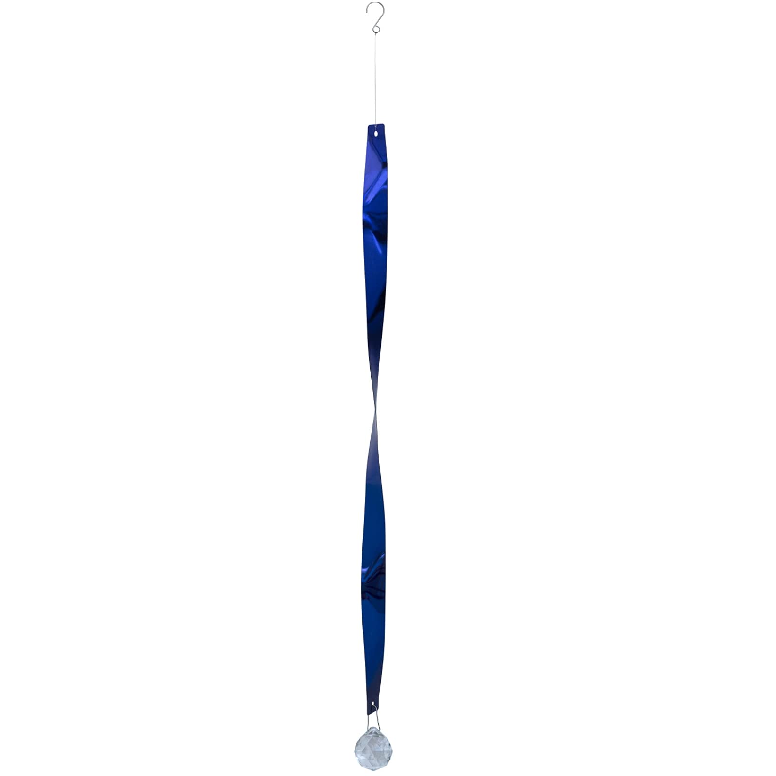 Fountasia Nature's Melody Garden Hanging Decoration Wind Spinner Helix Twister (Blue)