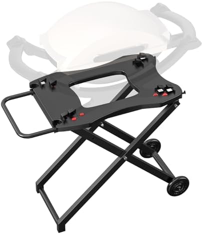 Portable Grill Cart for Weber Q Series Q100 Q1000 Q120 Q1200 Q200...