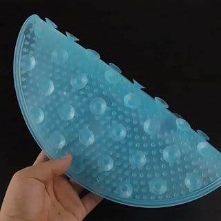 Multi-colored silicone foot bath sponge, 1 piece