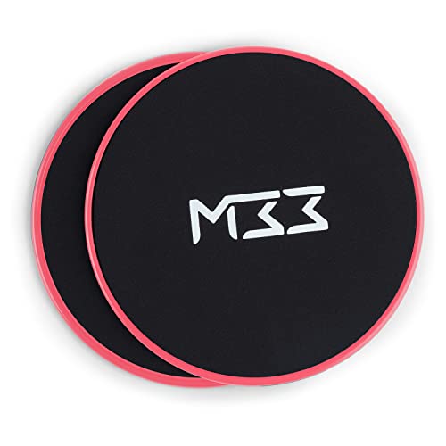 Mode33 Core Sliders Pink – Dual Sided Workout Gliding Discs for Core Exercise and Strengthening – Light and Portable Core Workout Equipment – Applicable for Most Floor Surfaces