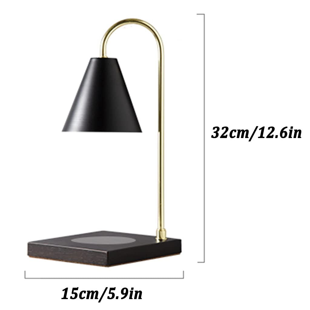 Scaldamani di Candela, Fusione di Cera Elettrica con Dimmerabile, Lampada Riscaldante della Candela per Candela Profumata, Fusione di Cera (Color : Black Marble)