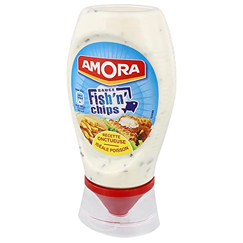 AMORA - Sauce Fish'N Chips 251G - le Lot De 4