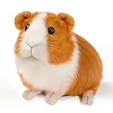 SHINELINE Braun Süß Meerschweinchen Kuscheltier-Realistische Meerschweinchen Stofftier, Weich Meerschwein Kuscheltier, für Einschulung Geschenk