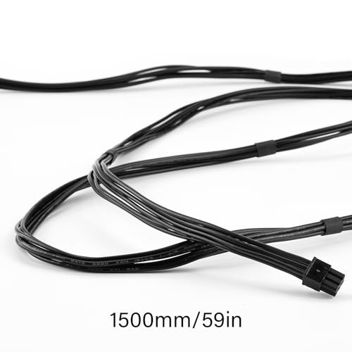 YIBEICO 1.5m/59Inch 6Pin to 6Pin Extension Cable HUB to AMS for Bambu Lab X1 X1C P1S P1P 3D Printer