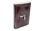 Handmade Goat Leather Journal Real Lock & Key Notebook Diary Sketch Book Thought Book 10x7Inches