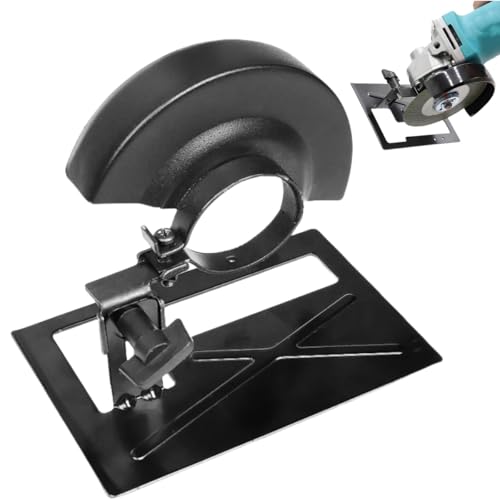 Soporte para amoladora angular, kit de cubierta protectora ajustable, portátil, extraíble, para múltiples ángulos de corte
