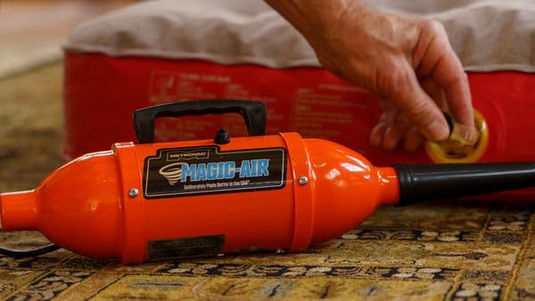 METROVAC 12-IDAR MagicAir Electric Inflator/Deflator - 12 Volt Power Unit, Lightweight All-steel Construction, Weather Resistant, Baked Enamel Finish by METROVAC - Image 4