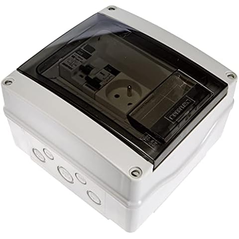 Debflex 707693 + Box + Switch + Plug Differential Circuit Breaker 2P + T Cover