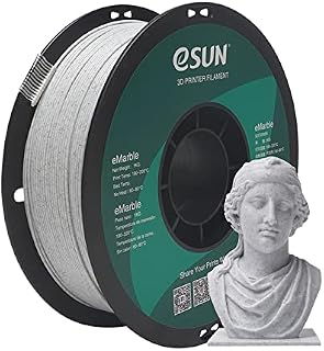 eSUN Marble PLA Filament 1.75mm, Marble Color 3D Printer Filament PLA, Dimensional Accuracy +/- 0.05mm, 1KG Spool (2.2 LBS) 3D Printing Filament for 3D Printers