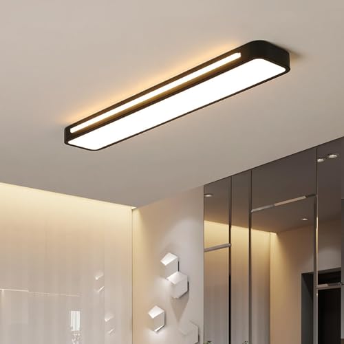 Lustre plafonnier rectangulaire LED moderne 48cm de haute qualité esthétique