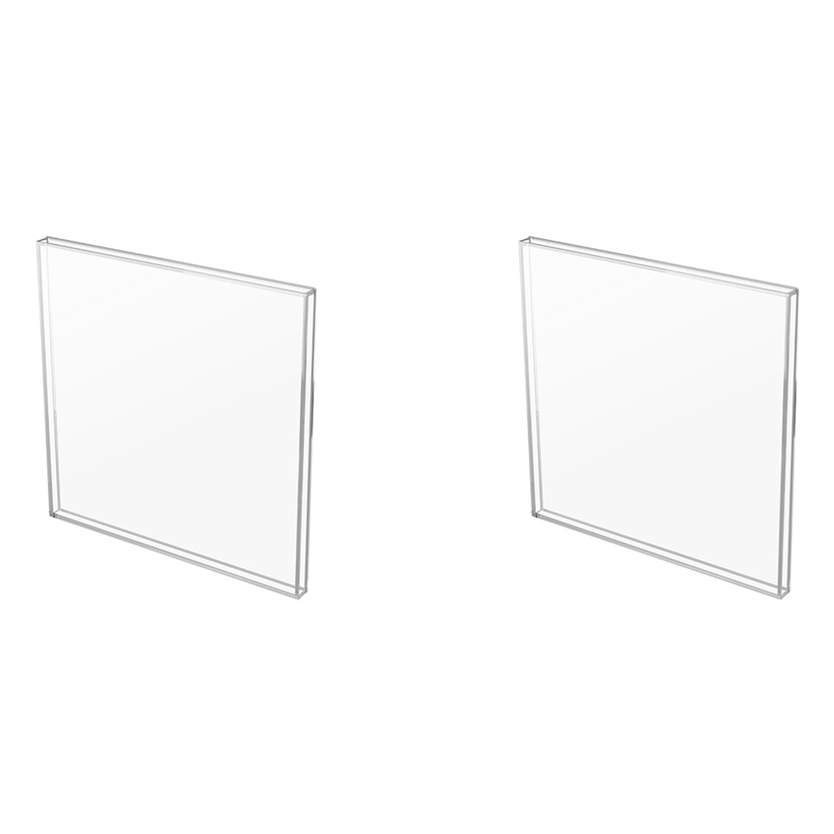 2X Vetrina per Dischi in Vinile, Supporto per Montaggio A Parete in Acrilico, per Dischi in Vinile da 12 Pollici, Scaffale per Dischi, Mensola per Dischi in Vinile,