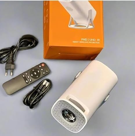 Image of 1080P 4K WiFi6 BT Home Theater Video Projector 180 Rotatable Stand Car Keystone Correction for Mobile Phone TV Stick | Smart Projector with Android 11 HD Projector