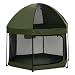 Jeep Hexagon Pop Up Play Yard with Removable Canopy | Ideal for Indoor and Outdoor Use, Olive Green